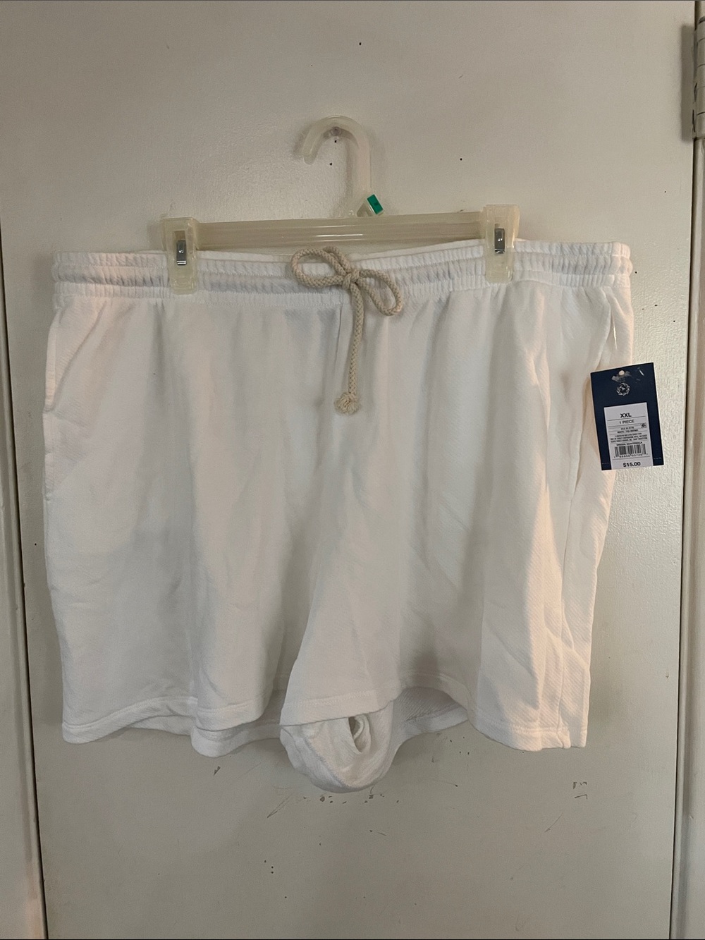Women’s Universal Thread White Drawstring Shorts XXL NWT